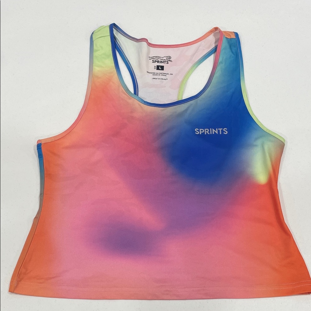 Women’s Sprints loose athletic tank top Large
